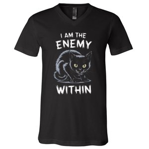 I Am The Enemy Within V-Neck T-Shirt