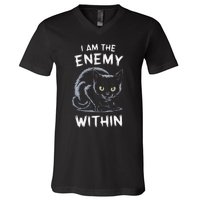 I Am The Enemy Within V-Neck T-Shirt