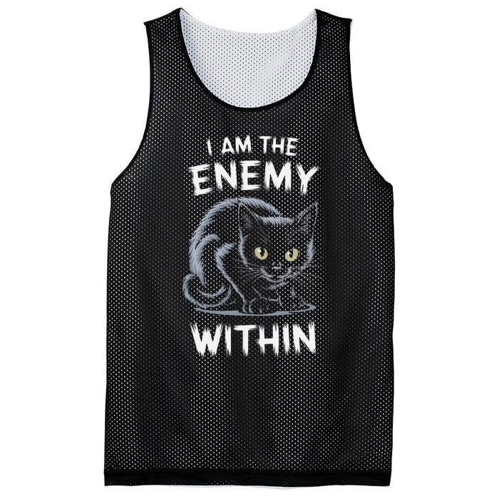 I Am The Enemy Within Mesh Reversible Basketball Jersey Tank