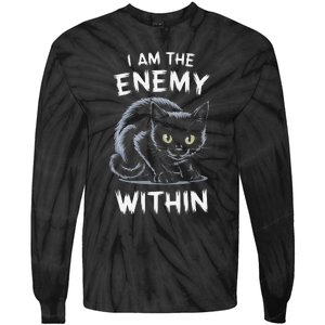 I Am The Enemy Within Tie-Dye Long Sleeve Shirt