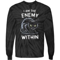 I Am The Enemy Within Tie-Dye Long Sleeve Shirt