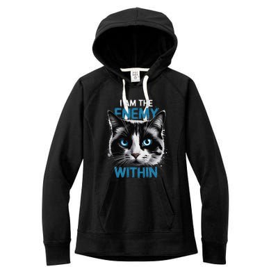 I Am The Enemy Within Women's Fleece Hoodie