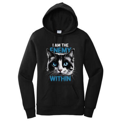 I Am The Enemy Within Women's Pullover Hoodie