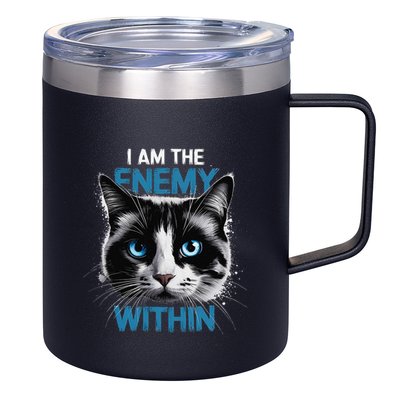 I Am The Enemy Within 12oz Stainless Steel Coffee Mug