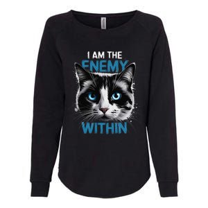 I Am The Enemy Within Womens California Wash Sweatshirt