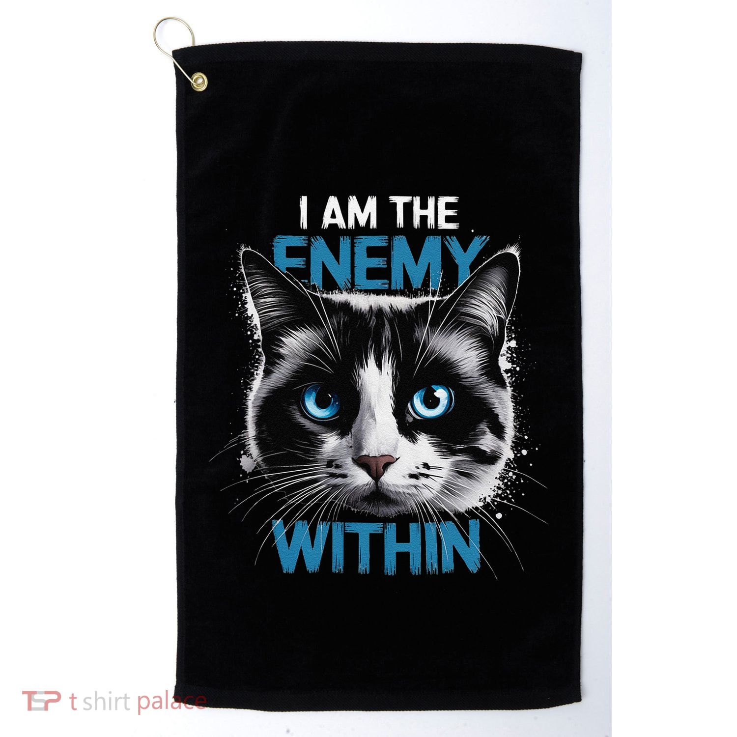I Am The Enemy Within Golf Towel