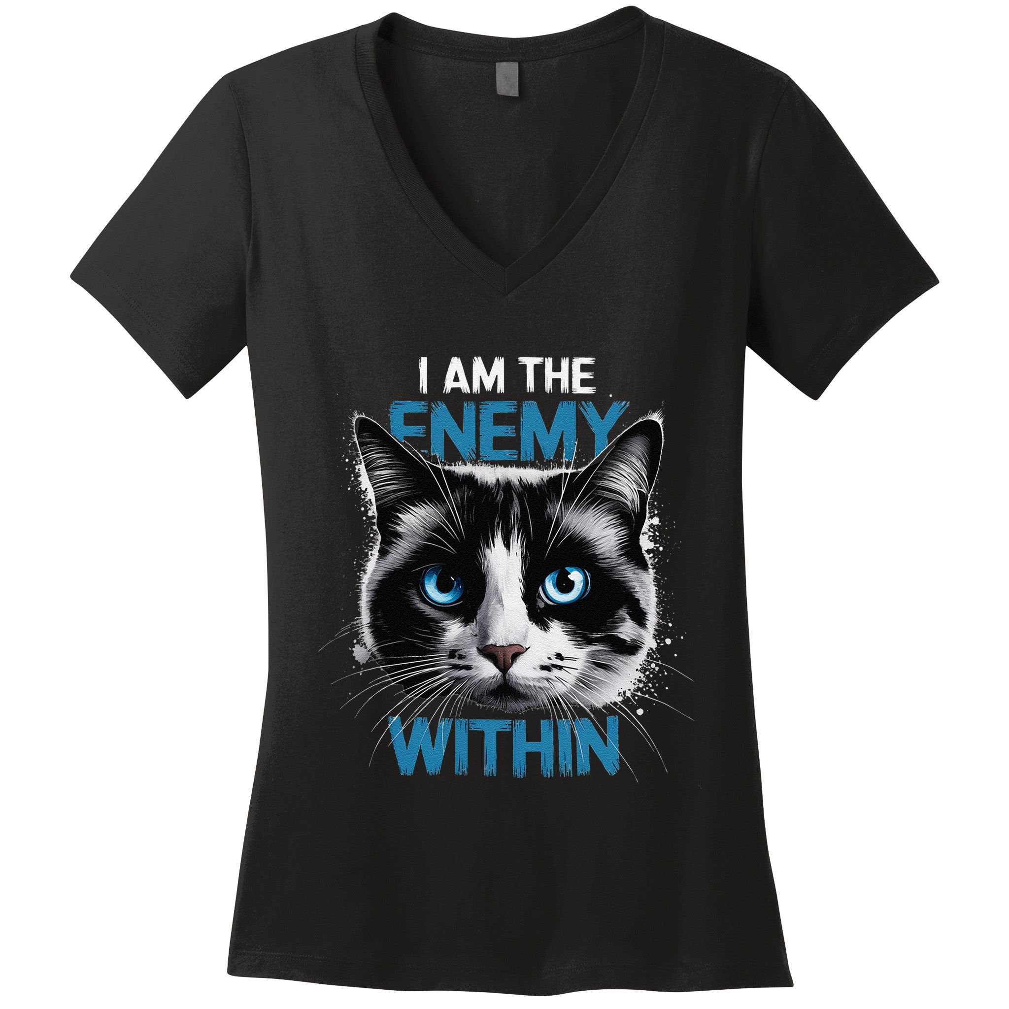 I Am The Enemy Within Women's V-Neck T-Shirt