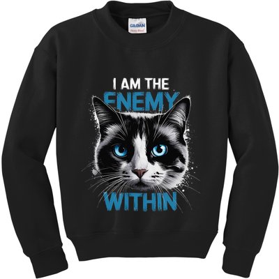 I Am The Enemy Within Kids Sweatshirt