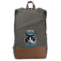 I Am The Enemy Within Cotton Canvas Backpack