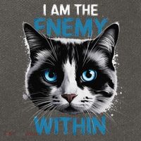 I Am The Enemy Within Cotton Canvas Backpack