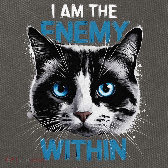 I Am The Enemy Within Cotton Canvas Backpack