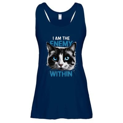 I Am The Enemy Within Ladies Essential Flowy Tank