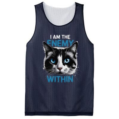 I Am The Enemy Within Mesh Reversible Basketball Jersey Tank