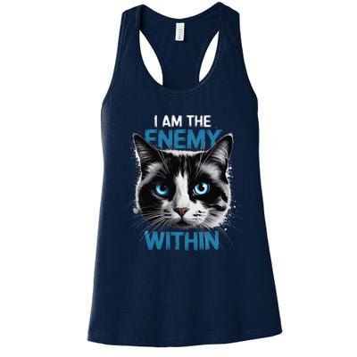 I Am The Enemy Within Women's Racerback Tank