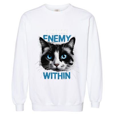 I Am The Enemy Within Garment-Dyed Sweatshirt
