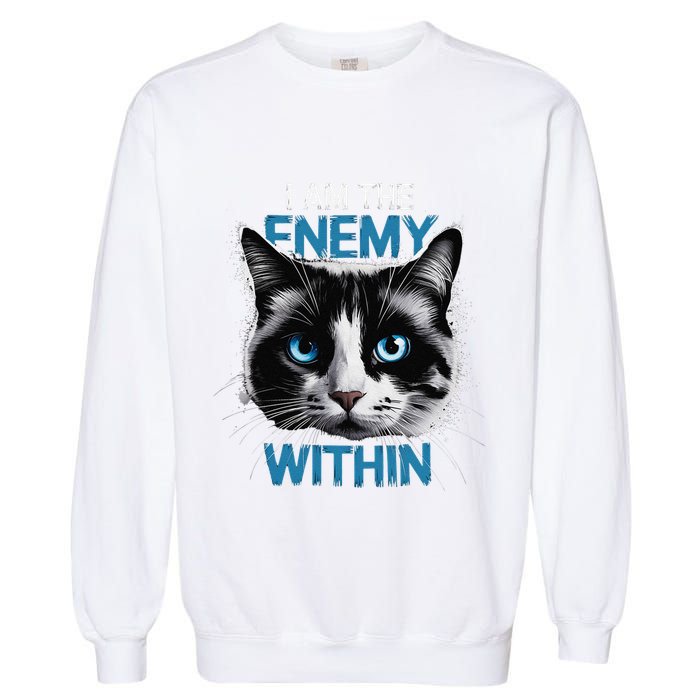 I Am The Enemy Within Garment-Dyed Sweatshirt