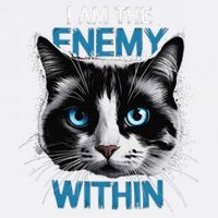 I Am The Enemy Within Garment-Dyed Sweatshirt