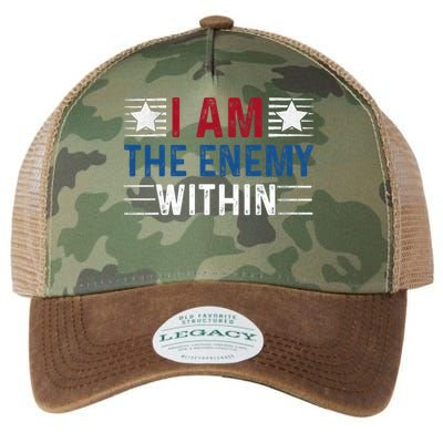 I Am The Enemy Within Legacy Tie Dye Trucker Hat