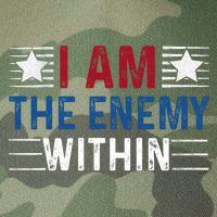 I Am The Enemy Within Legacy Tie Dye Trucker Hat