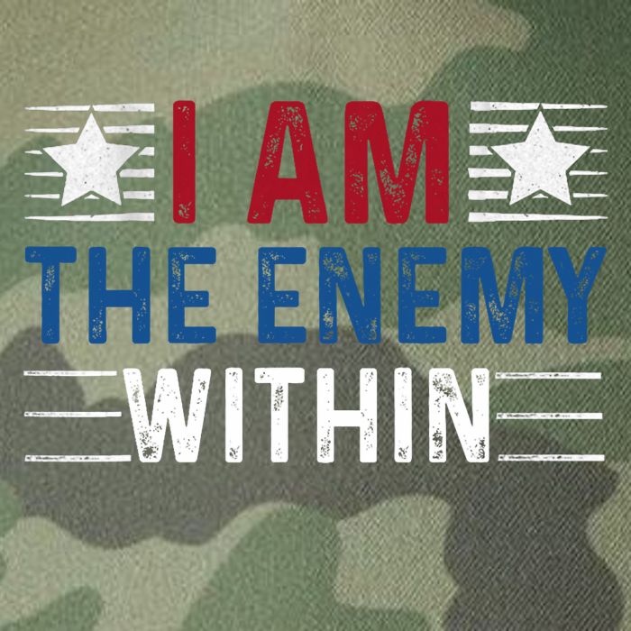 I Am The Enemy Within Legacy Tie Dye Trucker Hat