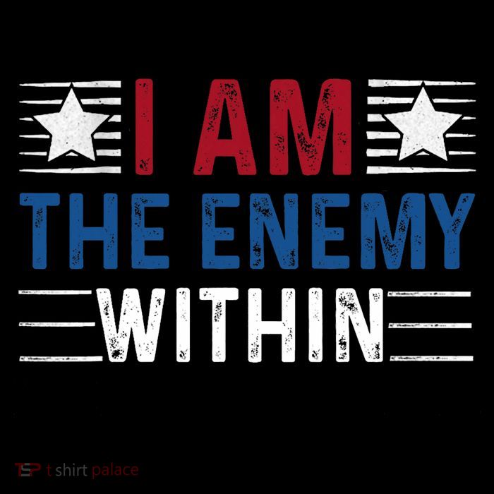 I Am The Enemy Within Button