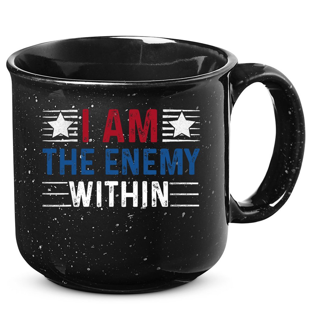 I Am The Enemy Within 15oz Campfire Ceramic Mug