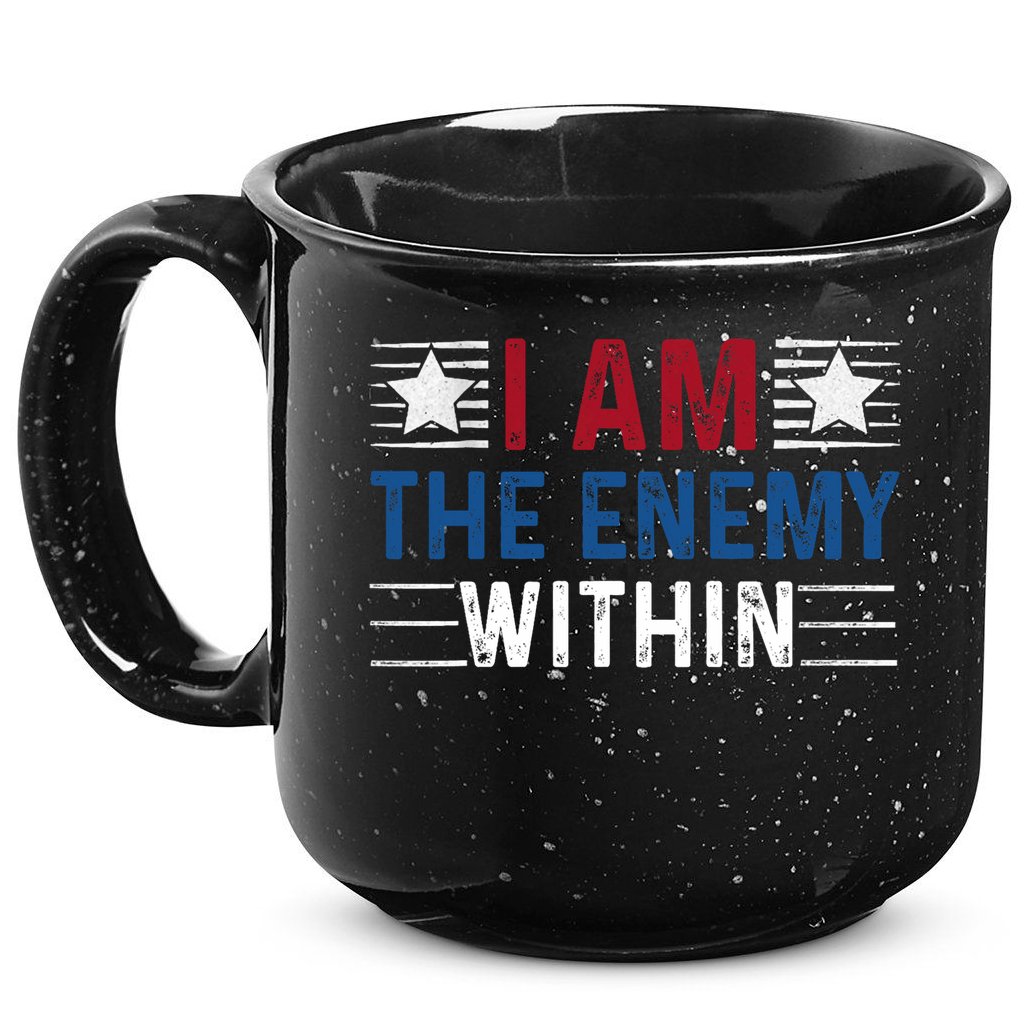 I Am The Enemy Within 15oz Campfire Ceramic Mug