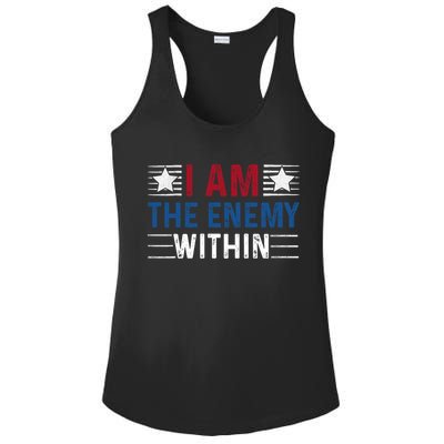I Am The Enemy Within Ladies PosiCharge Competitor Racerback Tank