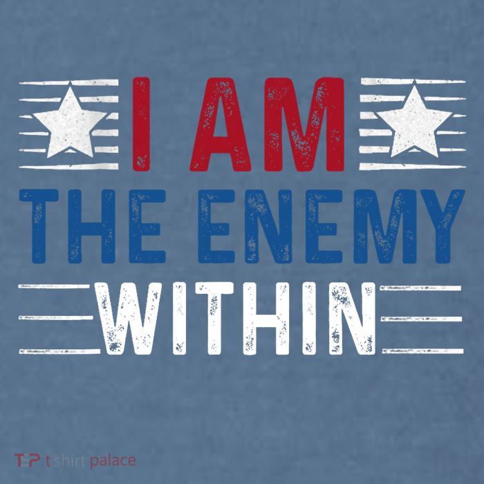 I Am The Enemy Within Garment-Dyed Sweatshirt