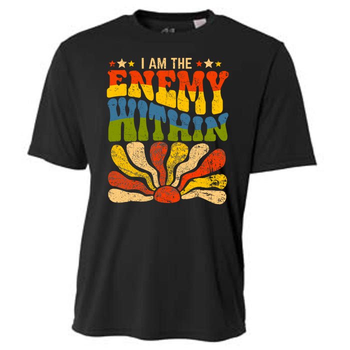 I Am The Enemy Within America Funny I Am The Enemy Within Cooling Performance Crew T-Shirt