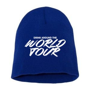 Ing Around The World Adult Vacation Showcase Gift Cute Gift Short Acrylic Beanie