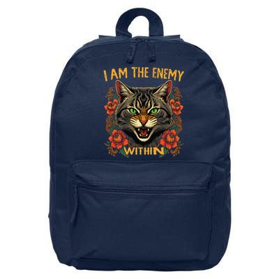 I Am The Enemy Within Kamala Harris 2024 16 in Basic Backpack