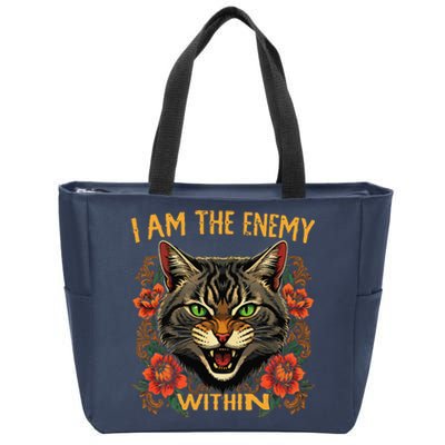 I Am The Enemy Within Kamala Harris 2024 Zip Tote Bag