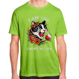 I Am The Enemy Within Cat Kamala Harris 2024 Merch Adult ChromaSoft Performance T-Shirt