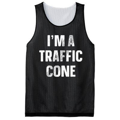 Im A Traffic Cone Adult Kids Costume Funny Halloween Mesh Reversible Basketball Jersey Tank