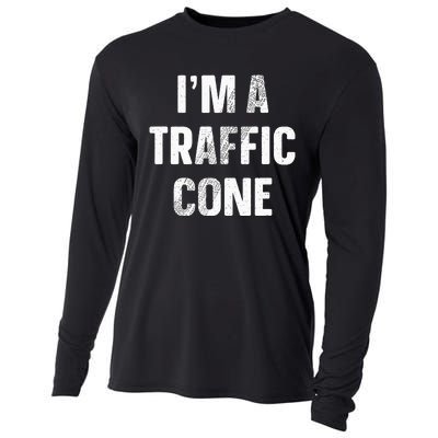 Im A Traffic Cone Adult Kids Costume Funny Halloween Cooling Performance Long Sleeve Crew