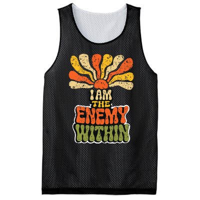 I Am The Enemy Within Kamala Harris Harris Walz 2024 Mesh Reversible Basketball Jersey Tank