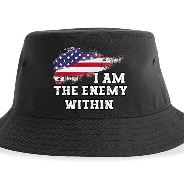 I Am The Enemy Within Sustainable Bucket Hat