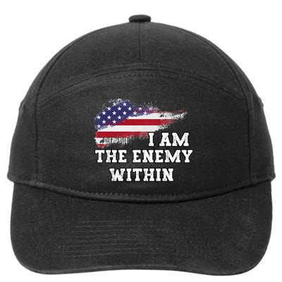 I Am The Enemy Within 7-Panel Snapback Hat