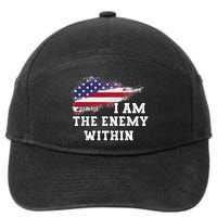I Am The Enemy Within 7-Panel Snapback Hat