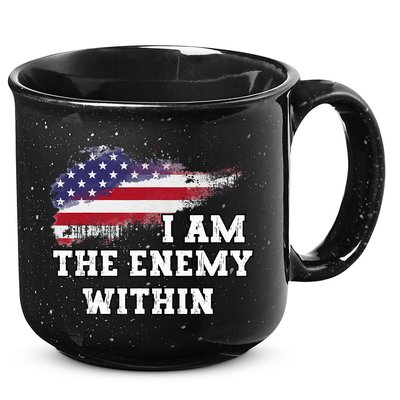 I Am The Enemy Within 15oz Campfire Ceramic Mug