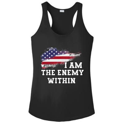 I Am The Enemy Within Ladies PosiCharge Competitor Racerback Tank