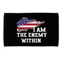 I Am The Enemy Within Microfiber Hand Towel