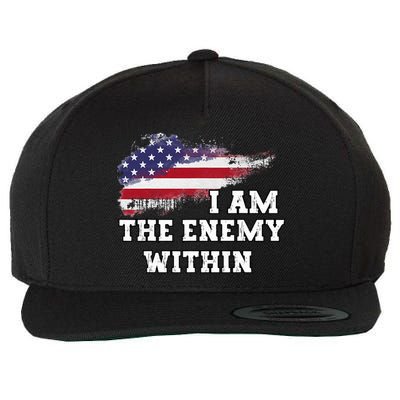 I Am The Enemy Within Wool Snapback Cap