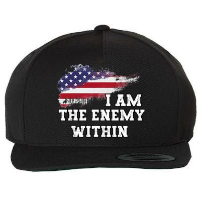 I Am The Enemy Within Wool Snapback Cap