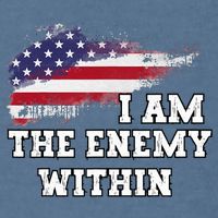 I Am The Enemy Within Garment-Dyed Sweatshirt