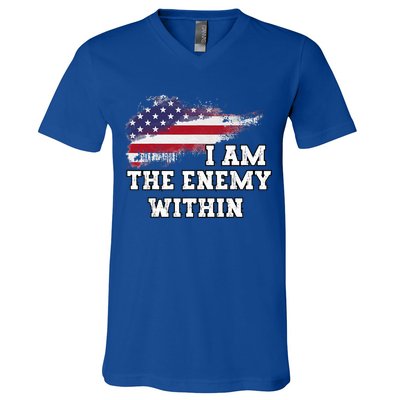 I Am The Enemy Within V-Neck T-Shirt