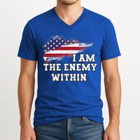 I Am The Enemy Within V-Neck T-Shirt
