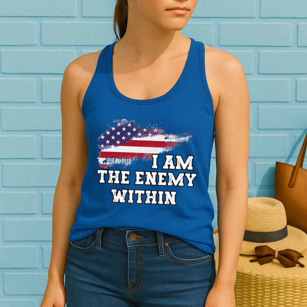 I Am The Enemy Within Womens Tank Top