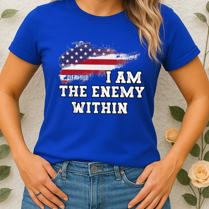 I Am The Enemy Within Womens T-Shirt